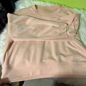 lululemon athletica Light Pink Crewneck Sweatshirt